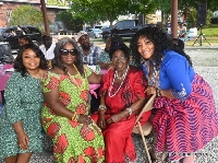 The official “Mamanor” of the Ewe Association, Mrs. Patience Adigbli , with the new Queenmothers