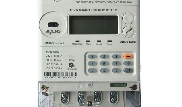 A photo of a smart meter