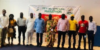 Personalities at the launch of Sekondi-Takoradi marathon