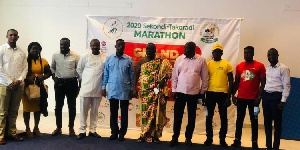 Personalities at the launch of Sekondi-Takoradi marathon