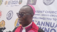 Rt Rev Stephen Kwaku Owusu is the outgoing Bishop of the Methodist Church, Kumasi Diocese