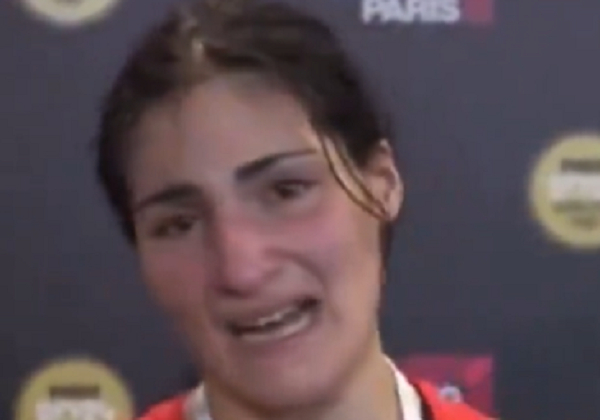 Female boxer Carini who quit a match against ‘transgender’ boxer speaks