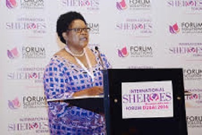 Former Vice-President of Zimbabwe Dr. Joice Mujuru