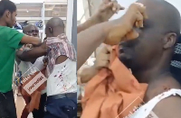 Man injured after the alleged attack by Micro Credit staff