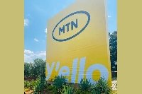 A signage of the MTN logo