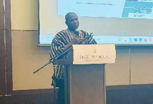 Kofi Arko Nokoe speaking in Singapore