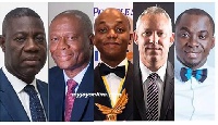 CEOs of the five banks that recently were merged into the 'Consolidated Bank' by BOG