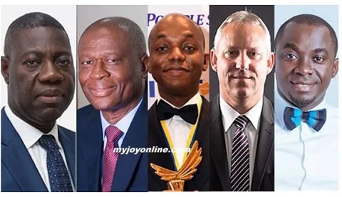 CEOs of the five banks that recently were merged into the 'Consolidated Bank' by BOG
