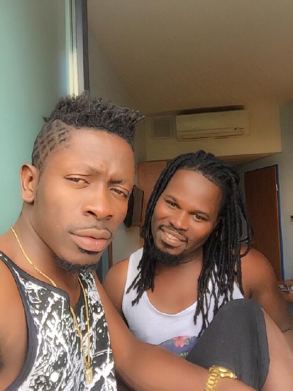 Shatta Wale and former Road Manager Ras Diportee