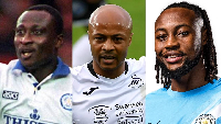 Tony Yeboah (L), Andre Ayew (M) and Antoine Semenyo (R) are the only Ghanaians to ever win it