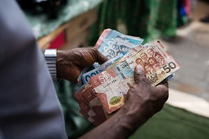 File photo of Ghana cedi