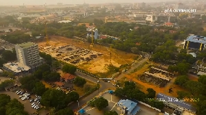 Aerial Shot National Cathedral Of Ghana Site.png