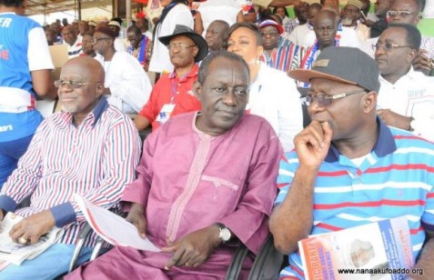 From left: Hackman Owusu Agyemang, Dr Kwame Addo Kufuor and Osei Kyei-Mensah-Bonsu