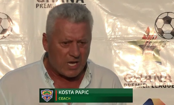 Hearts of Oak coach Kosta Papic