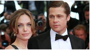 (From left) Angelina Jolie and Brad Pitt at the Cannes Film Festival in 2007