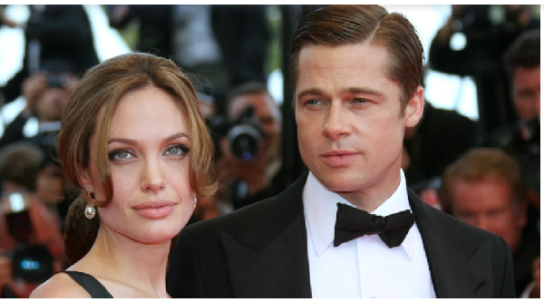 (From left) Angelina Jolie and Brad Pitt at the Cannes Film Festival in 2007