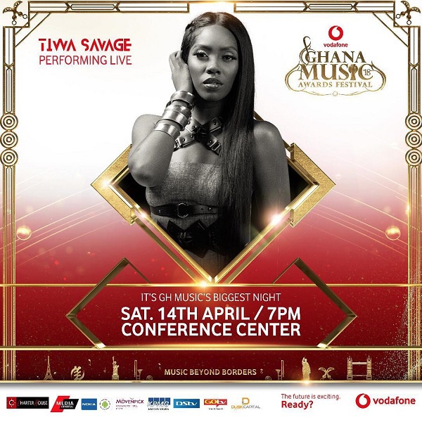 Nigeria's Tiwa Savage has been billed to perform tomorrow