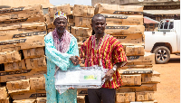 Charles Akwasi Asiedu (right) is the MP for Tano South in the Ahafo Region