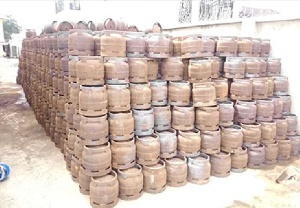 Some of the imported cylinders