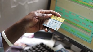 National Health Insurance Scheme (NHIS) card. File photo