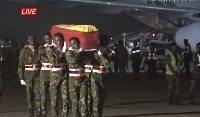 Atsu's remains were received at the KIA