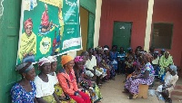 Some beneficiaries of the Livelihood Empowerment Against Poverty (LEAP)