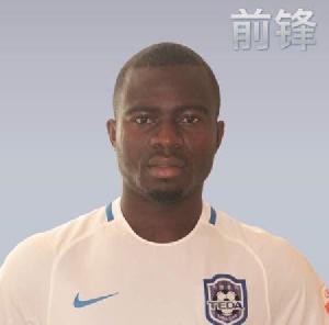 Tianjin Teda forward Frank Acheampong