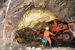 A photo of a gold mine