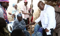 Nana Addo with one of the Gonja chiefs