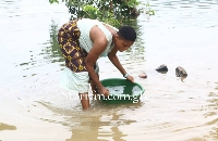 The disease is endemic in communities living along the Volta Lake in the district