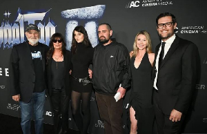 Rob Reiner and his family, including son Nick (fourth from left)