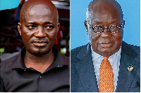 Appiah Stadium (L) made some derogatory remarks against former President Akufo-Addo