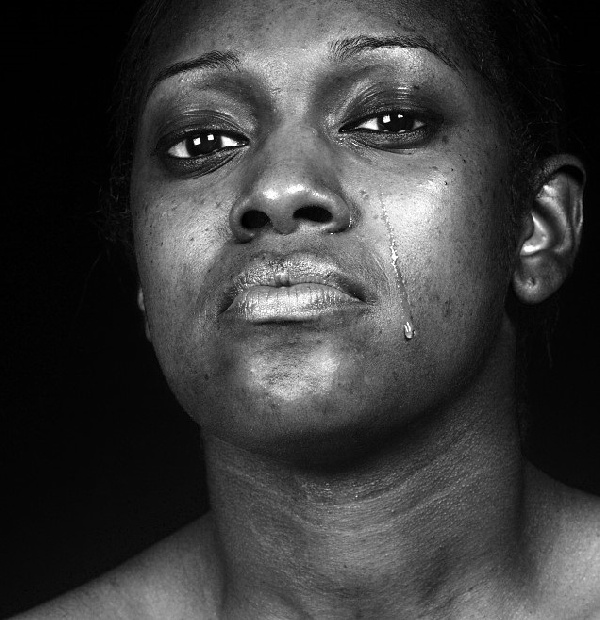 A woman in tears (file photo)