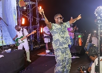 Ghanaian rapper, Sarkodie performed at one of the Akwaaba UK events