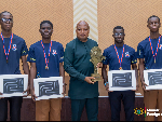 Ablakwa presents MacBooks, cash, holiday treat to 9-time NSMQ champions