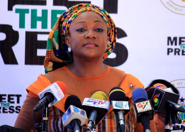 Former Minister for Gender, Children and Social Protection, Madam Otiko Afisah Djaba