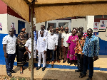 Ralph Poku-Adusei with the aspirants