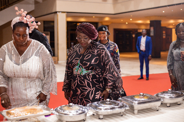Dzifa Gomashie at the 47th Graduation Ceremony and Exhibition of the EKGS Culinary Institute