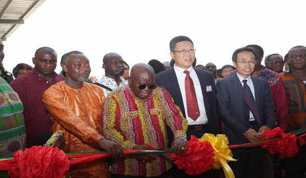 President Akufo-Addo commissions Sunda Diaper Factory
