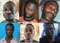 The escaped suspects from Kwabenya Police Station
