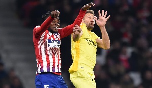 Thomas Partey was heavily criticised by the Rojiblancos fans after their 3-3 draw with Girona