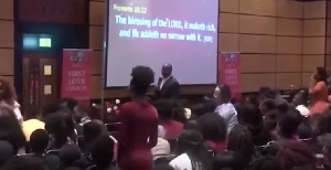 Bishop Richard Aryee shocked his congregation when he joined the 'Man's Not Hot' craze