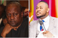 Apostle Dr Elijah Kofi King (R) says two prominent Mahama (L) ministers are in spiritual danger