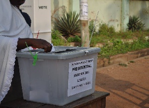 File photo of a ballot box