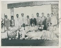 Dr Kwame Nkrumah married his wife, Fathia Halim at the Christiansborg Castle
