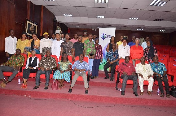 Participants at  the roundtable discussion on the galamsey menace