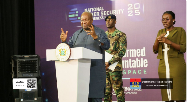President Mahama launches National Cyber Security Awareness Month