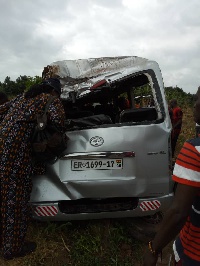 The victims were travelling to Apeguso when the accident occurred
