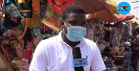 A Ghanaian in face mask