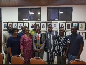 Dr. Thomas Mensah met with the leadership of the Ghana Institute of Engineers in Accra